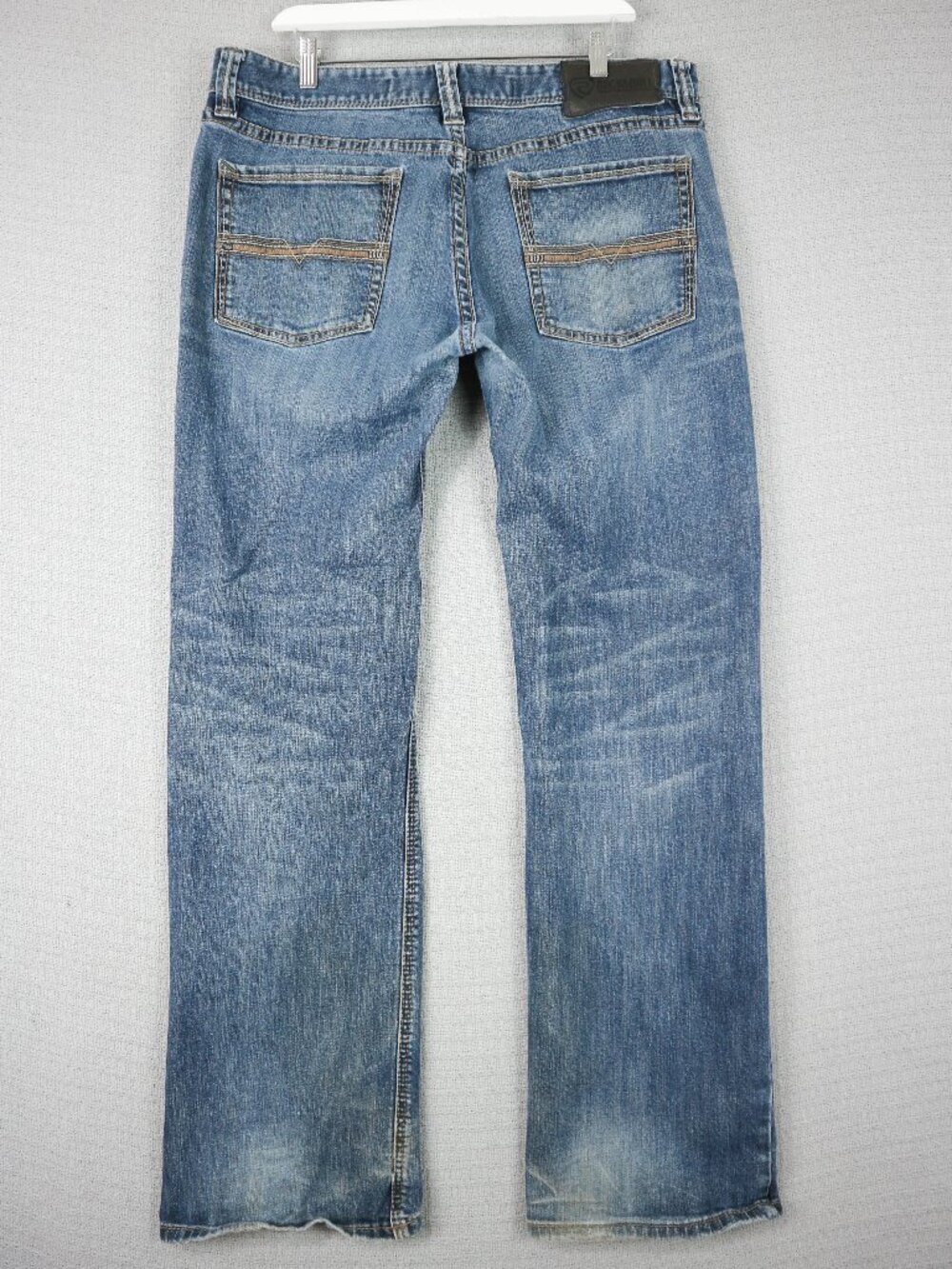 Rock & Roll Pistol Straight Regular Fit Denim Jeans M1P1761 37x31 - Picture 2 of 11